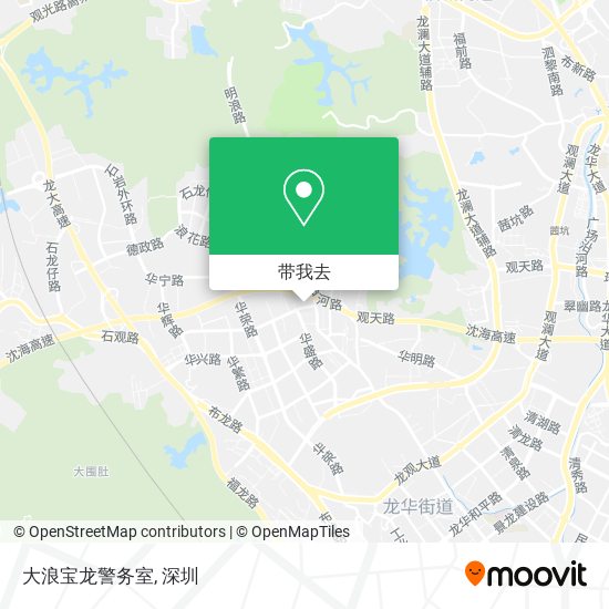 大浪宝龙警务室地图