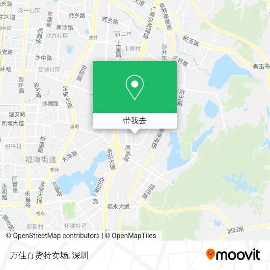 万佳百货特卖场地图
