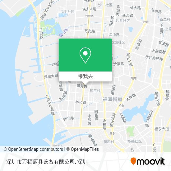 深圳市万福厨具设备有限公司地图