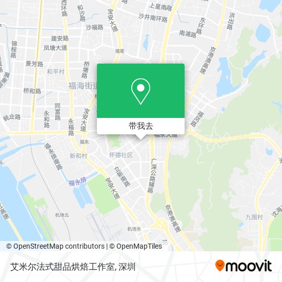 艾米尔法式甜品烘焙工作室地图
