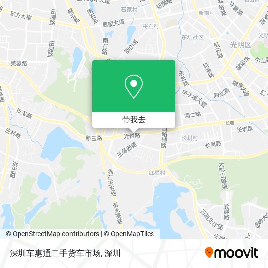 深圳车惠通二手货车市场地图