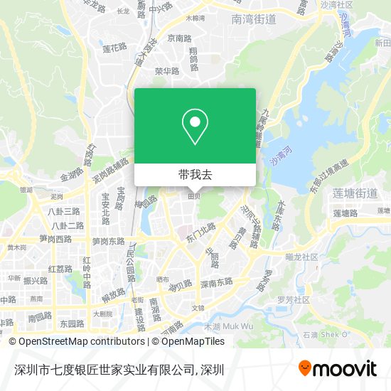 深圳市七度银匠世家实业有限公司地图
