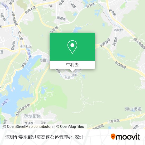 深圳华昱东部过境高速公路管理处地图