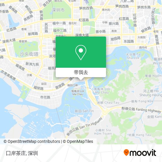 囗岸茶庄地图