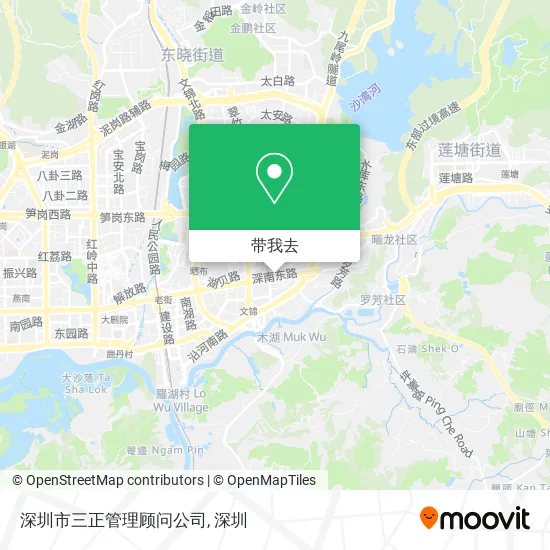 深圳市三正管理顾问公司地图