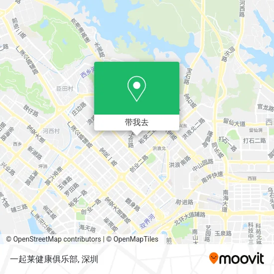 一起莱健康俱乐部地图