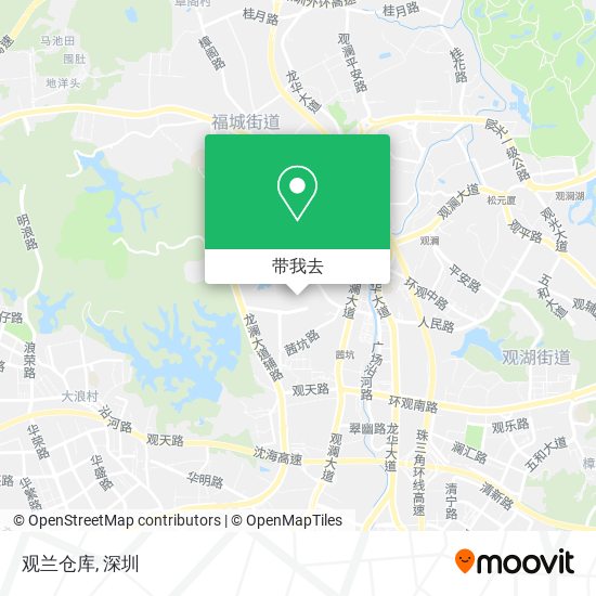 观兰仓库地图