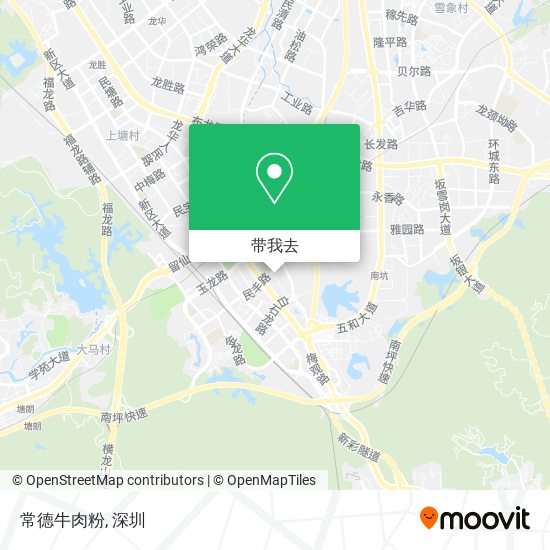 常德牛肉粉地图