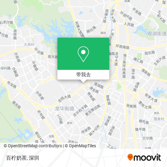 百柠奶茶地图