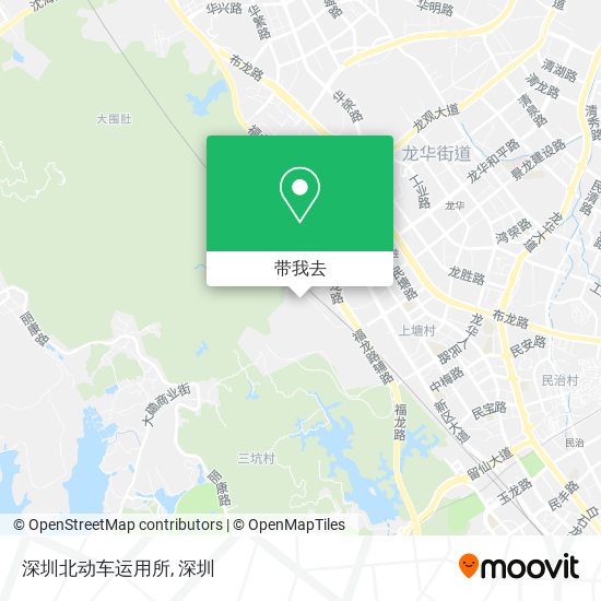 深圳北动车运用所地图