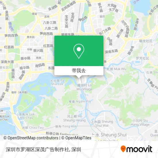 深圳市罗湖区深茂广告制作社地图