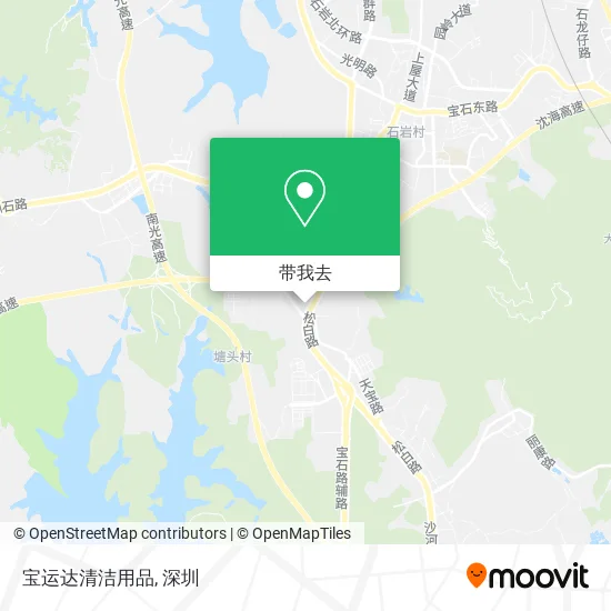 宝运达清洁用品地图