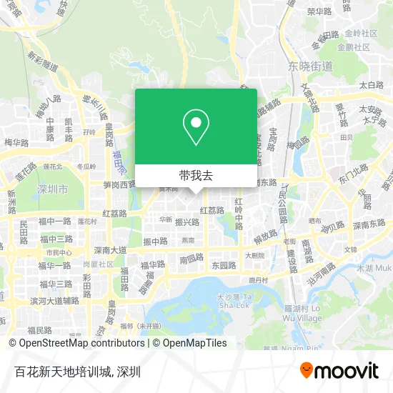 百花新天地培训城地图