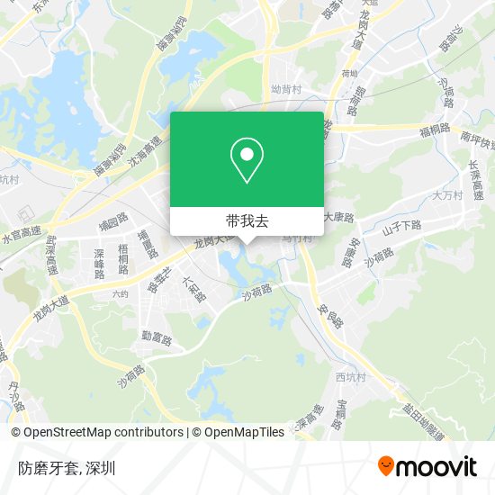 防磨牙套地图