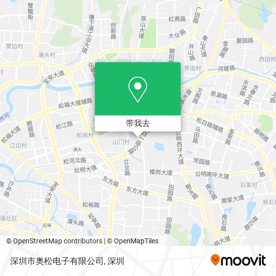 深圳市奥松电子有限公司地图