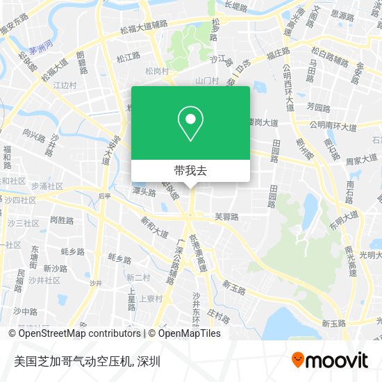 美国芝加哥气动空压机地图