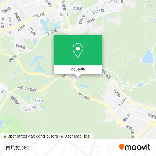 西坑村地图