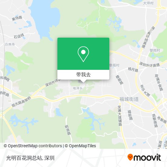 光明百花洞总站地图