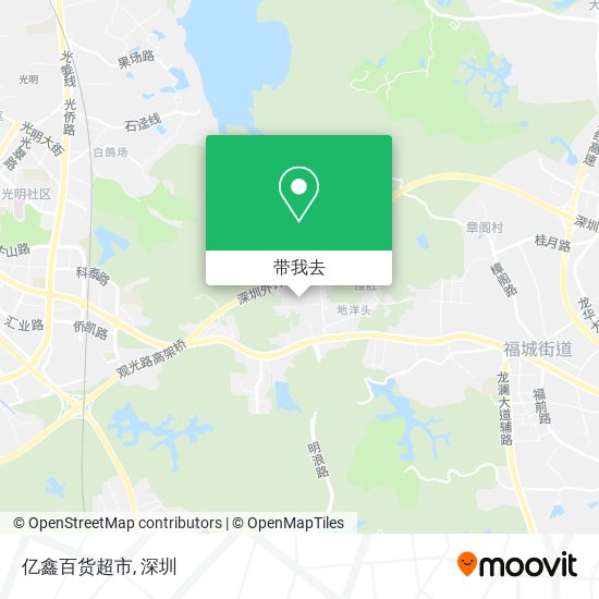 亿鑫百货超市地图
