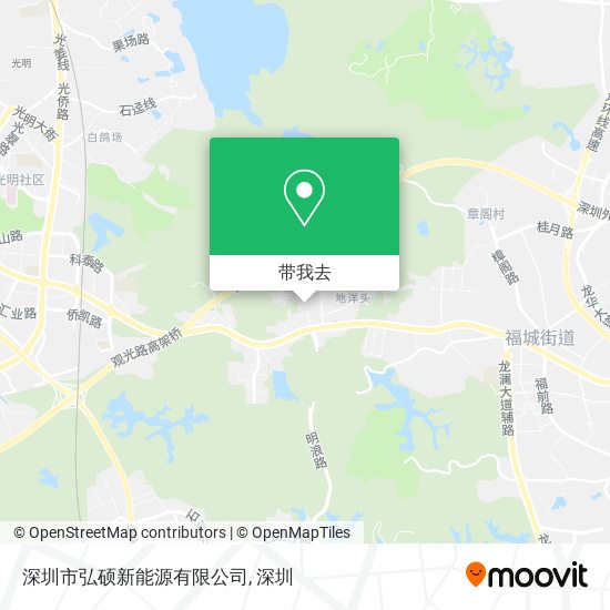 深圳市弘硕新能源有限公司地图