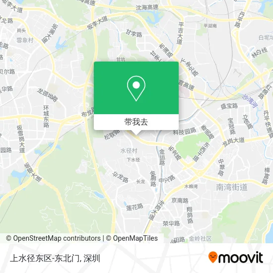 上水径东区-东北门地图