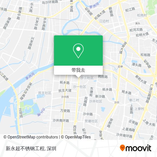 新永超不锈钢工程地图