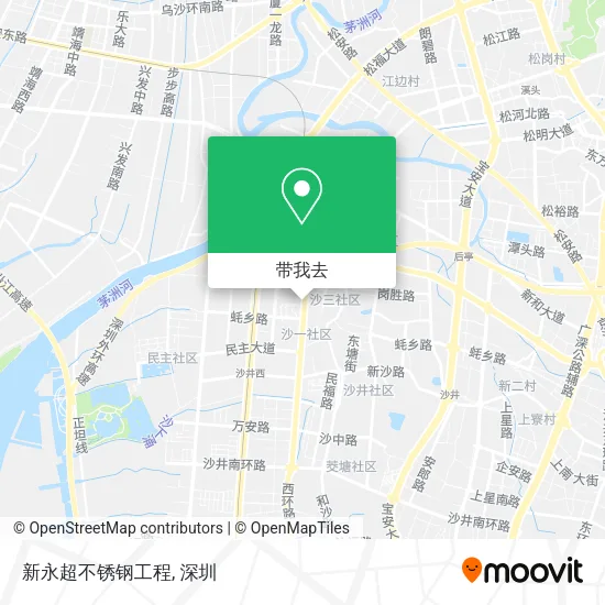 新永超不锈钢工程地图