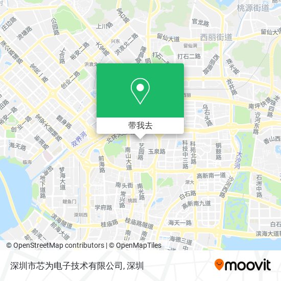 深圳市芯为电子技术有限公司地图