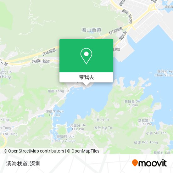 滨海栈道地图