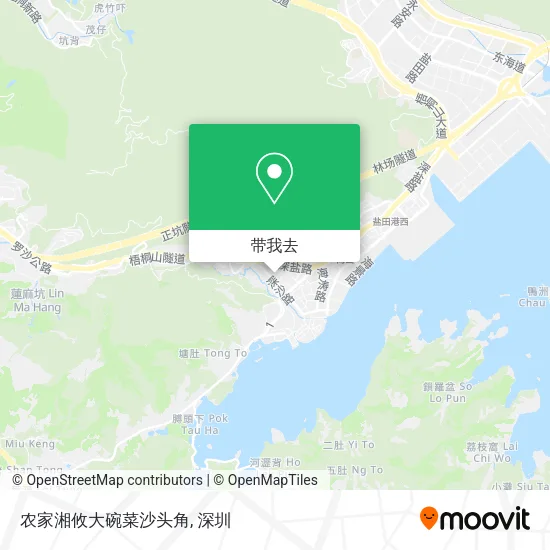 农家湘攸大碗菜沙头角地图