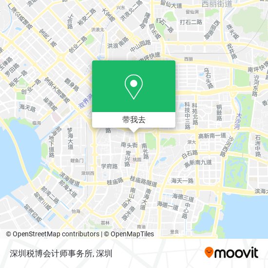 深圳税博会计师事务所地图