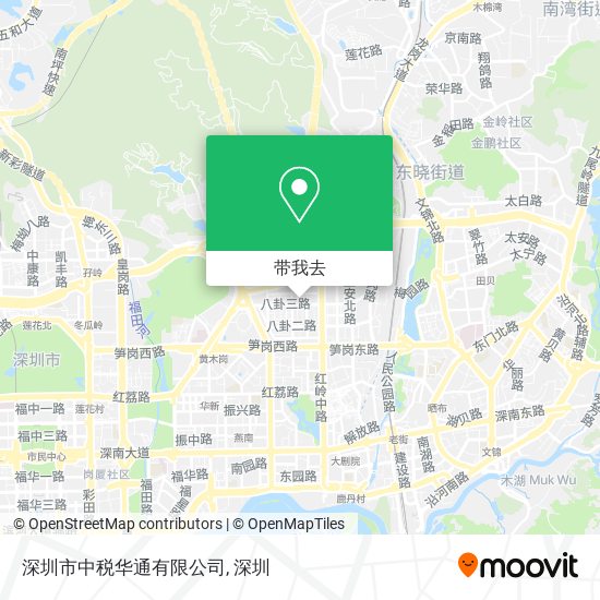 深圳市中税华通有限公司地图