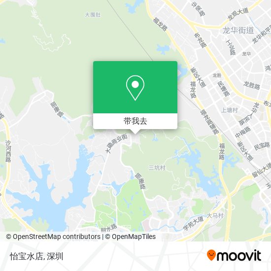 怡宝水店地图