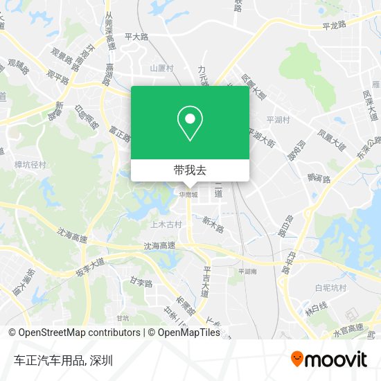 车正汽车用品地图