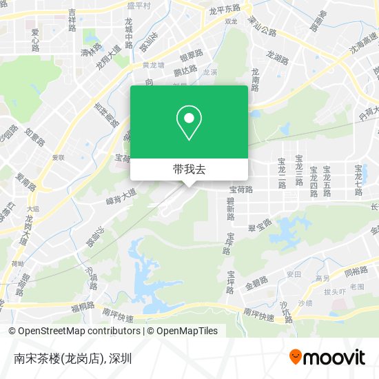 南宋茶楼(龙岗店)地图