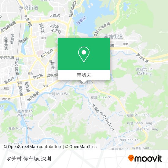 罗芳村-停车场地图