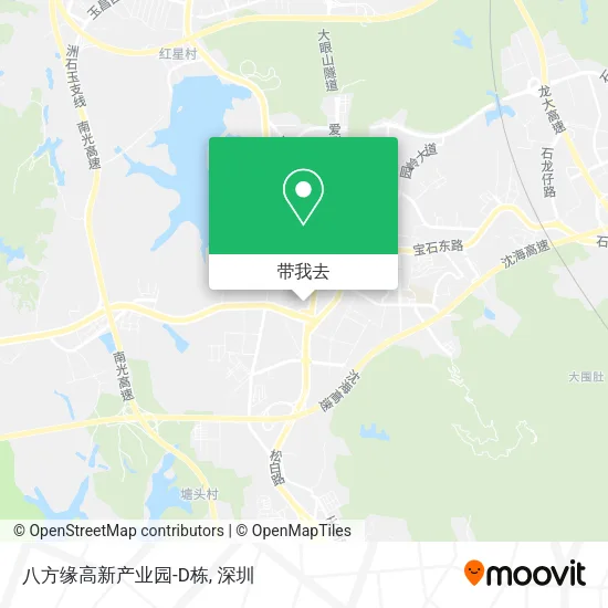 八方缘高新产业园-D栋地图