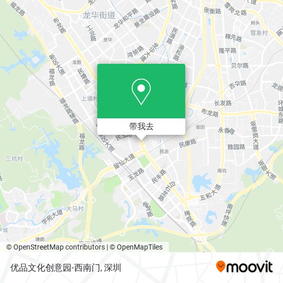 优品文化创意园-西南门地图