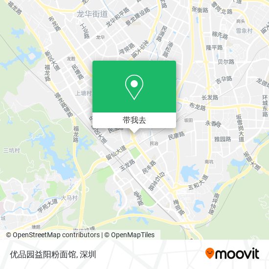 优品园益阳粉面馆地图