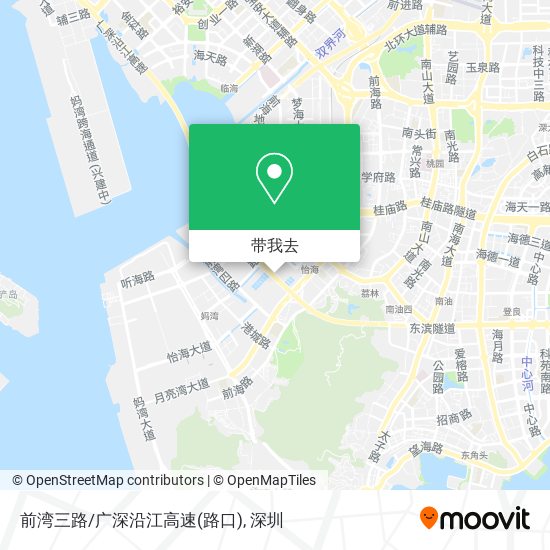 前湾三路/广深沿江高速(路口)地图