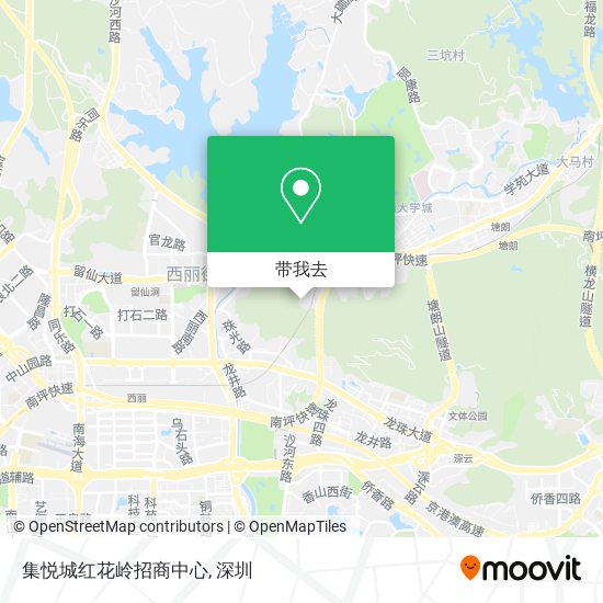 集悦城红花岭招商中心地图