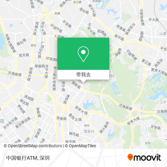 中国银行ATM地图