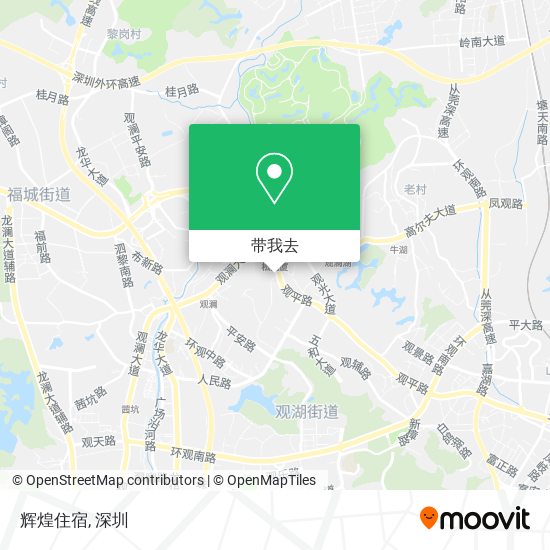 辉煌住宿地图