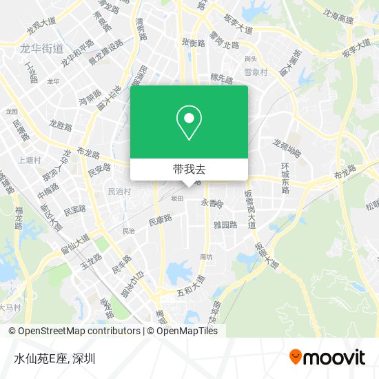 水仙苑E座地图