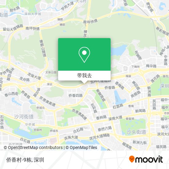 侨香村-9栋地图