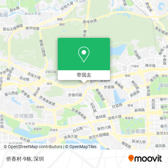 侨香村-9栋地图