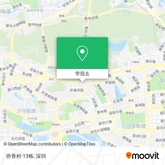 侨香村-13栋地图