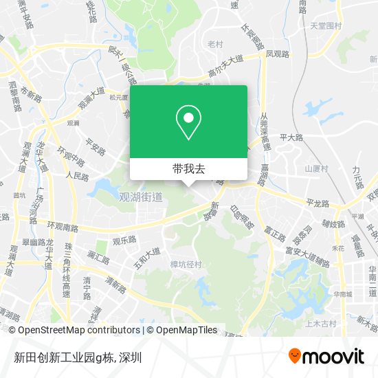 新田创新工业园g栋地图