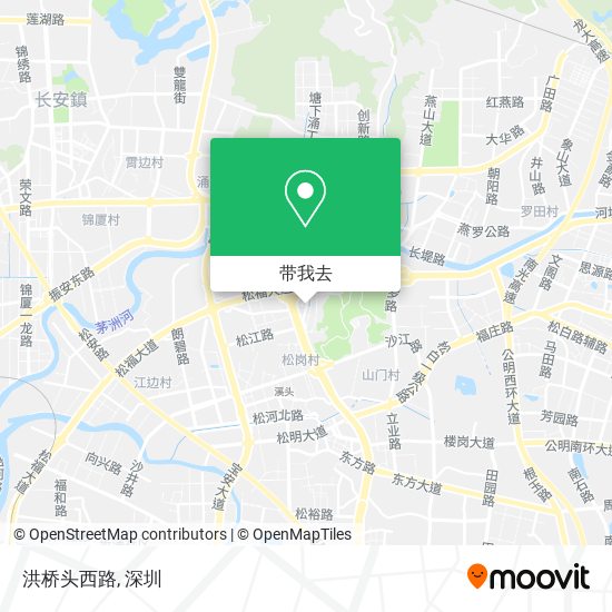 洪桥头西路地图