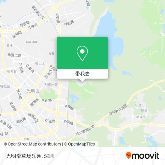 光明滑草场乐园地图